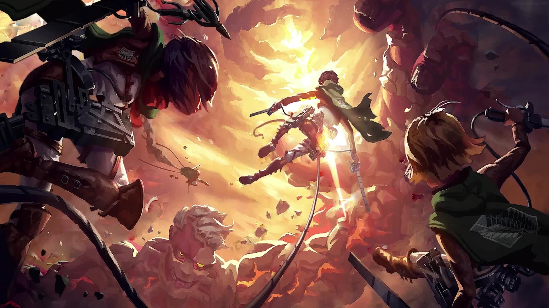 Battle Aot Hd Quality Live Wallpaper - Free Download