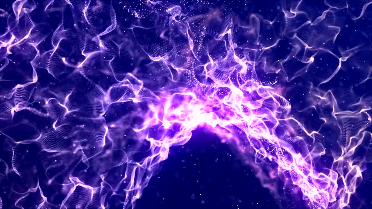Stock Video Luminous Waves In Purple Space Animated Wallpaper - Free Download