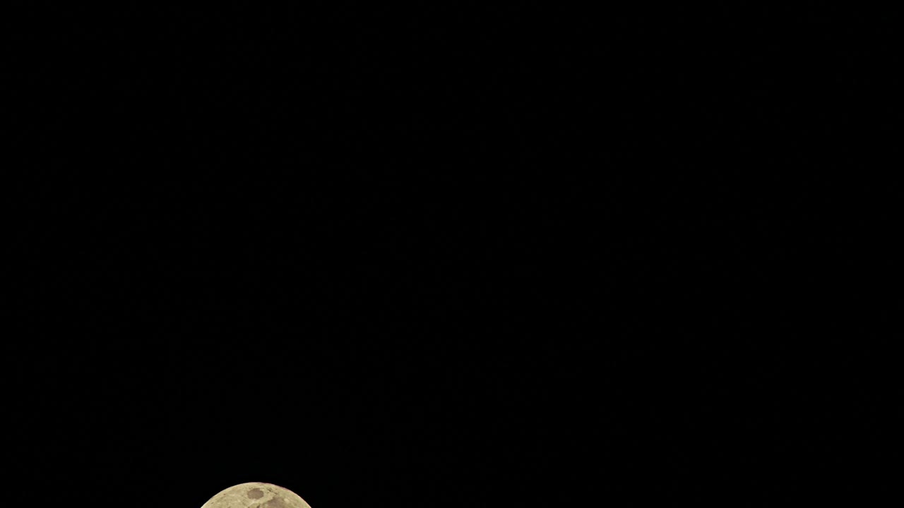 Stock Video Full Moon Rising In The Dark Sky Live Wallpaper For PC - Free Download