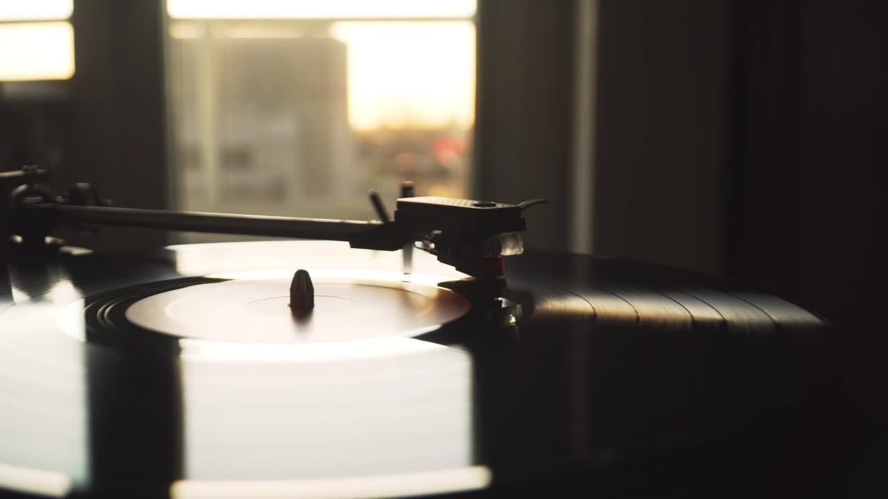 Stock Footage Vinyl Record Spinning On A Turntable Live Wallpaper - Free Download