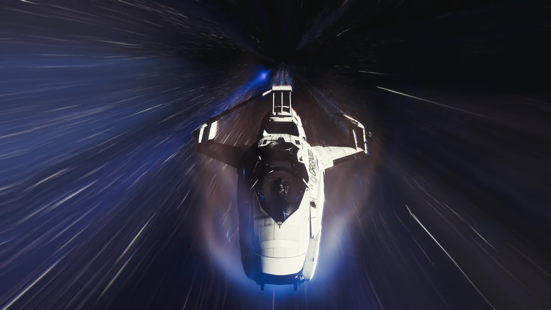 Spacecraft  Star  Citizen  Warp  Drive  Interstellar  Travel  Live  Wallpaper - Free Download