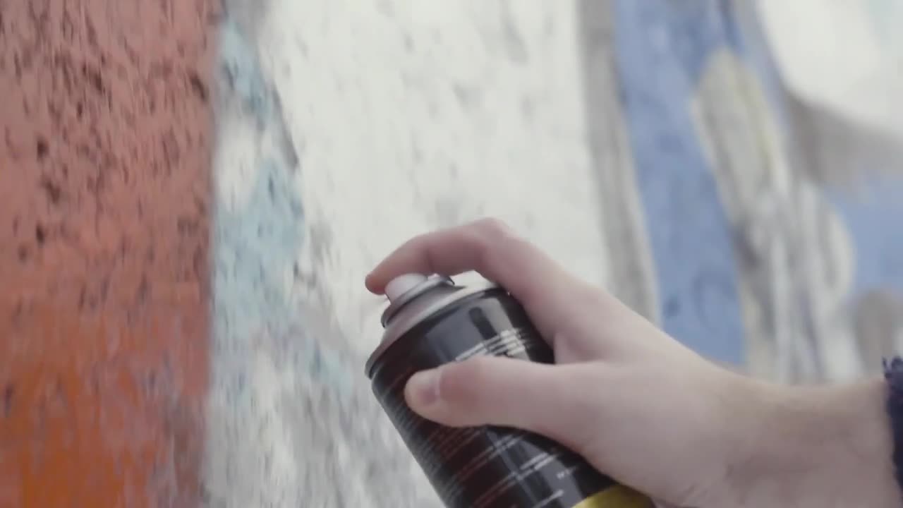 Free Video Stock Spraying Paint On A Wall Live Wallpaper - Free Download