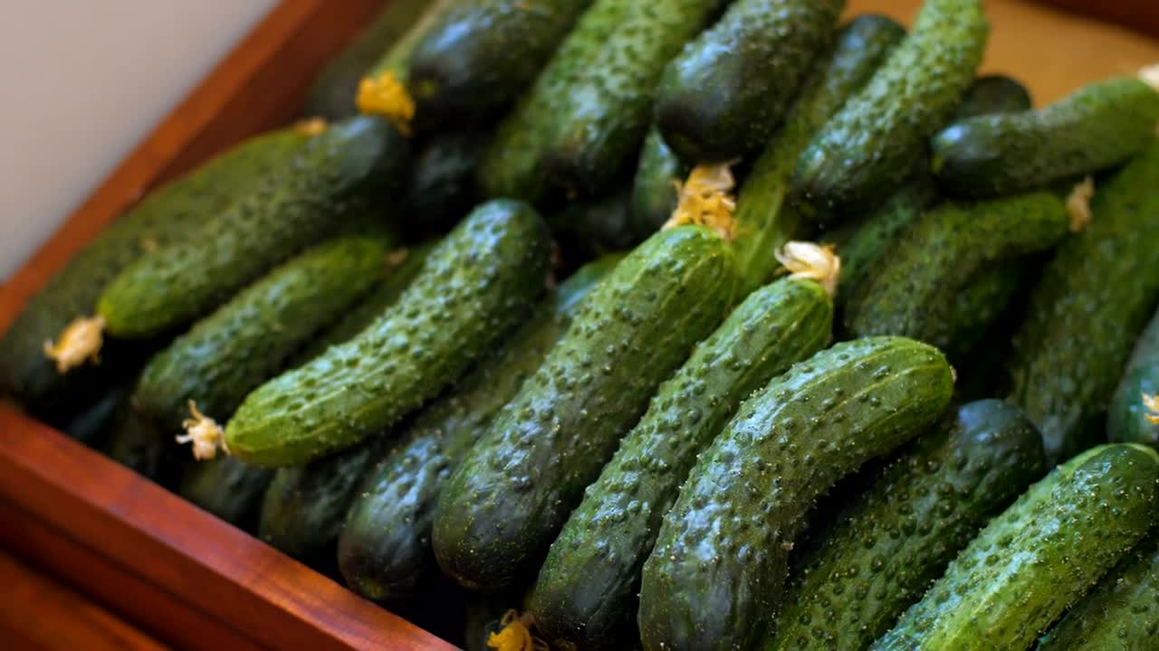 Stock Video Cucumbers In A Farmers Market Live Wallpaper For PC - Free Download