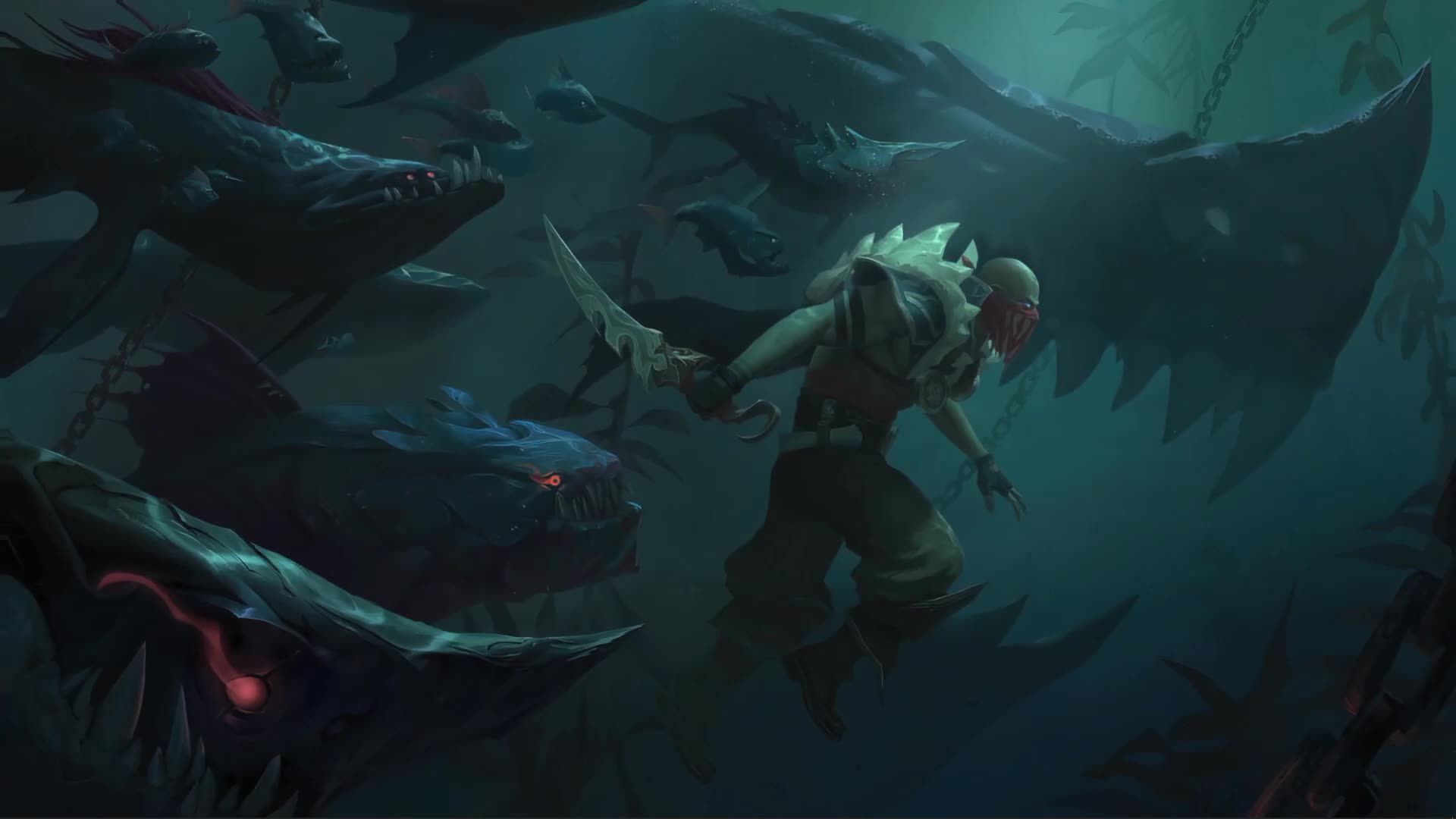 Pyke Animated Runeterra Art Live Wallpaper - Free Download