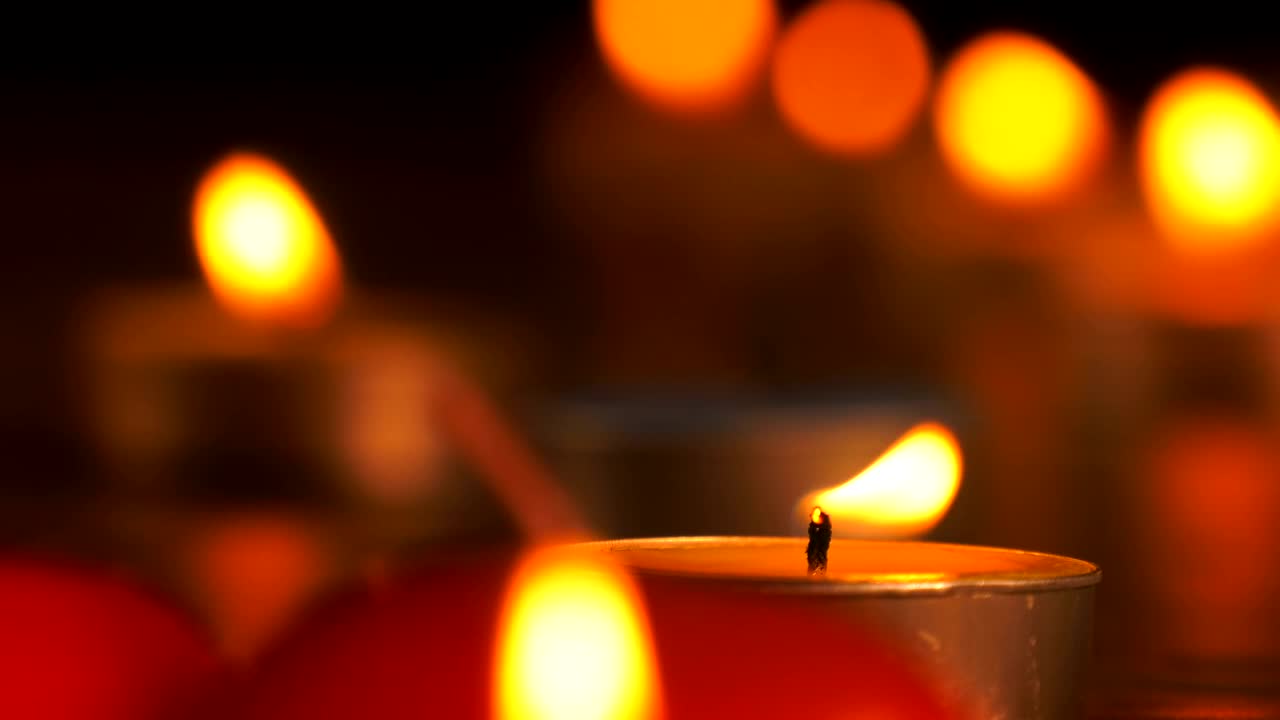 Free Stock Video Romantic Candles Shallow Focus Effect Live Wallpaper - Free Download