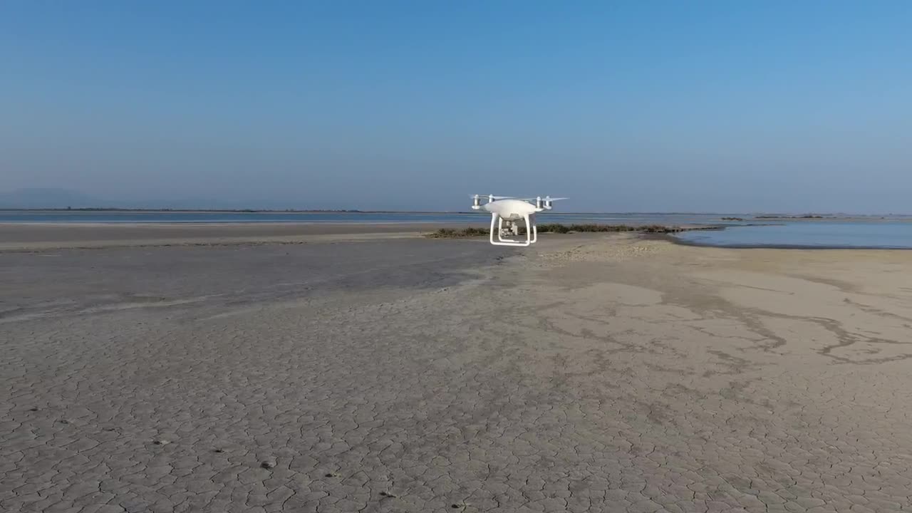 Stock Video Drone Flying Above A Sandy Landscape Live Wallpaper For PC - Free Download