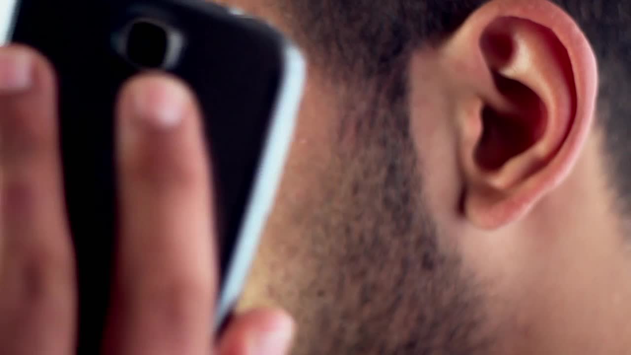 Stock Video Man On A Phone Call Close U Animated Wallpaper - Free Download