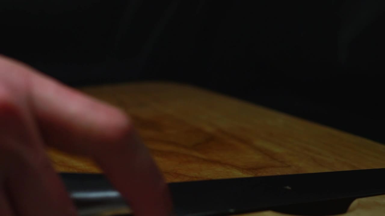 Free Video Stock Slicing An Orange On A Cut Board Live Wallpaper - Free Download