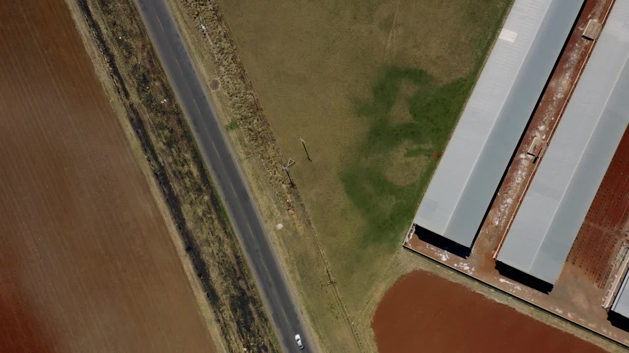 Free Video Stock top aerial shot of nursery gardens Live Wallpaper - Free Download