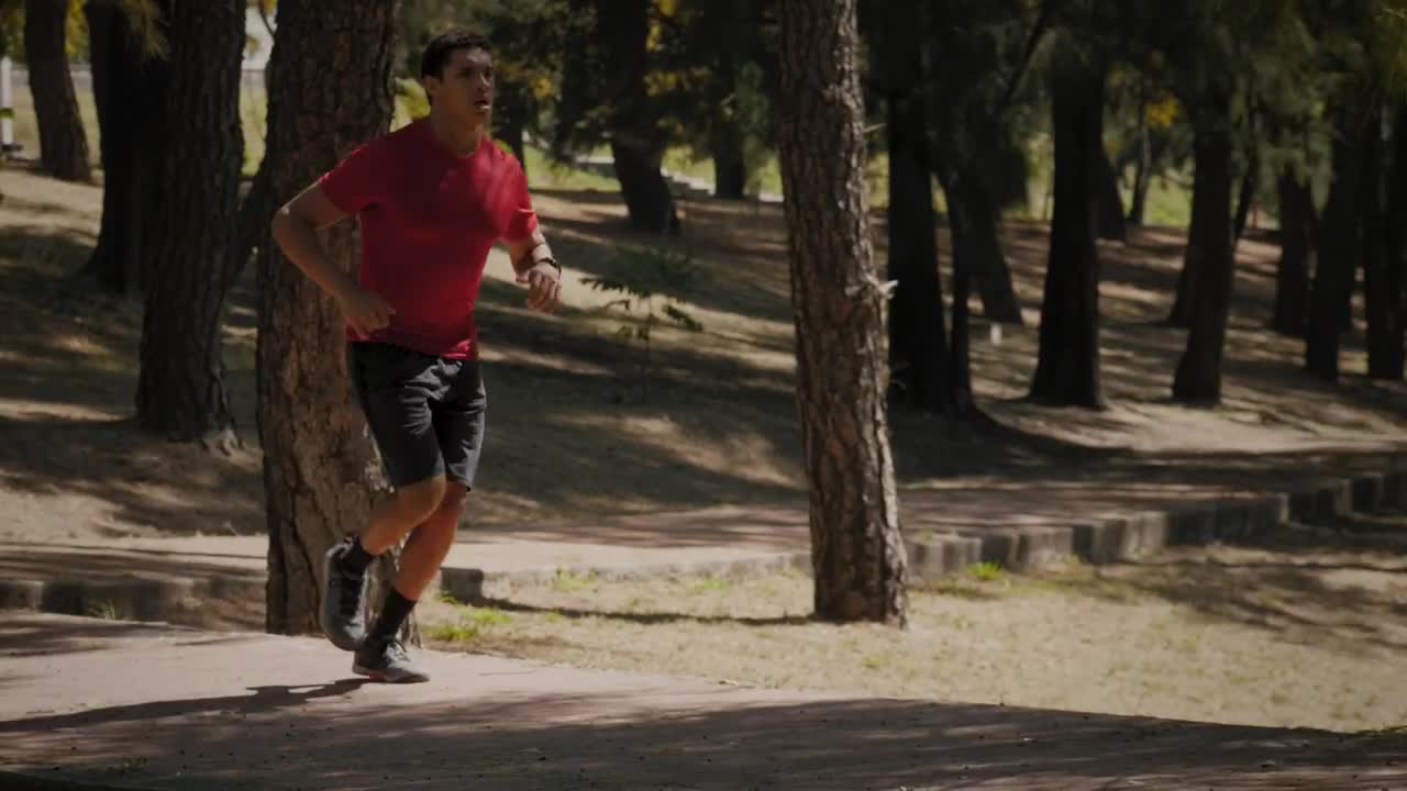 Stock Video Jogger Stopping To Take A Breath Animated Wallpaper - Free Download