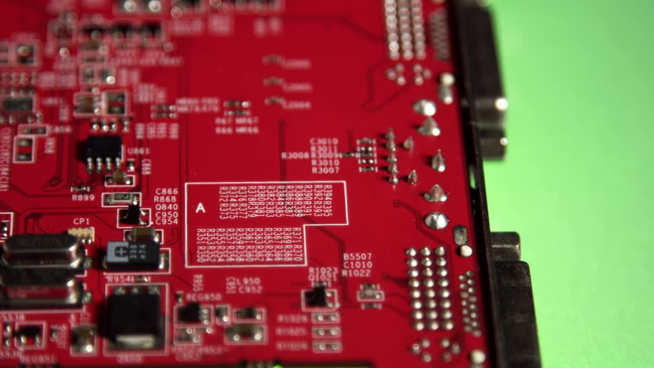 Video Stock Closeup Of A Circuit Board Live Wallpaper For PC - Free Download