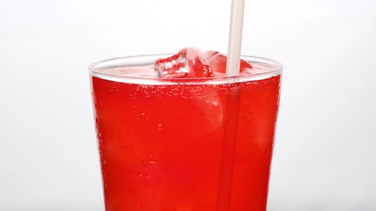 Stock Video Drinking Soda With A Straw From A Glass Live Wallpaper For PC - Free Download