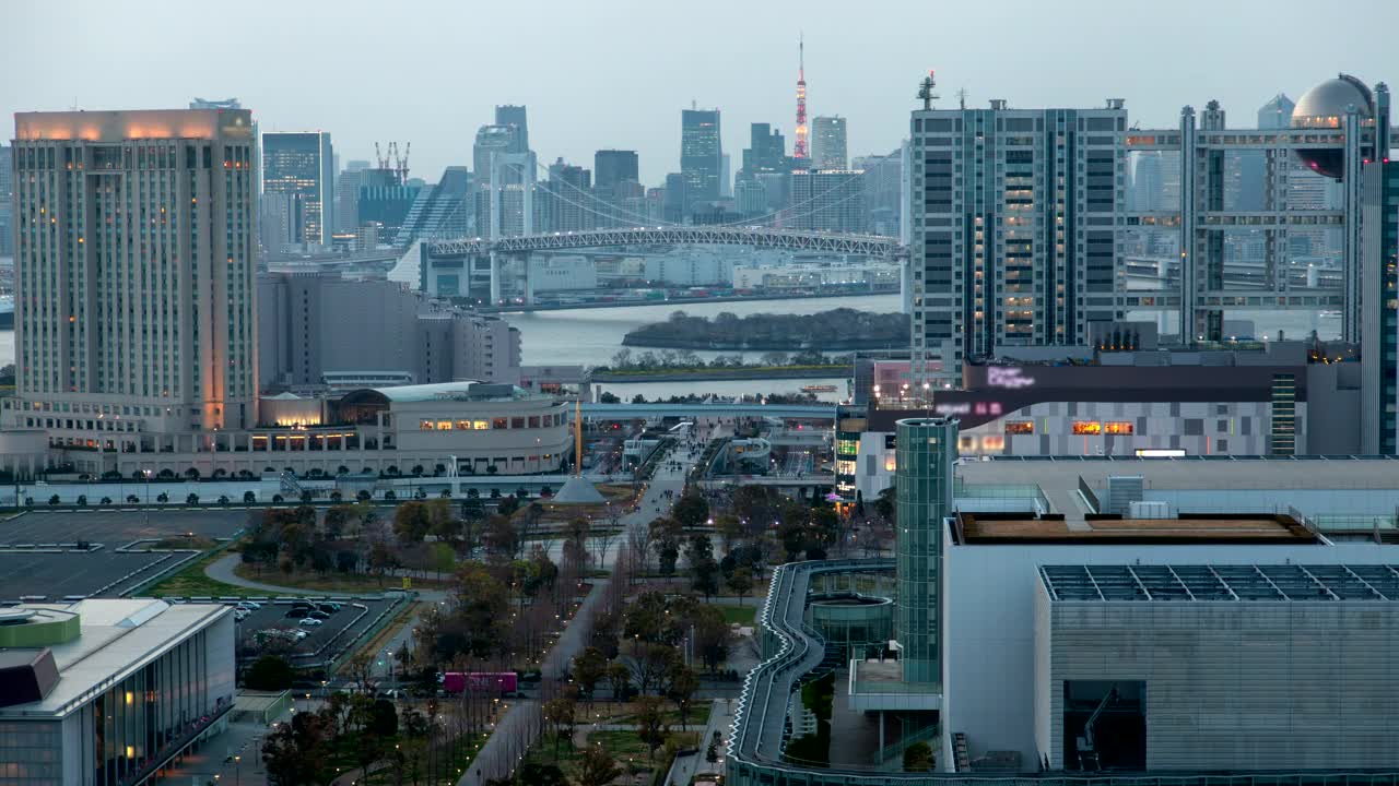 Stock Video Downtown Tokyo Cityscape Time Lapse Live Wallpaper For PC - Free Download
