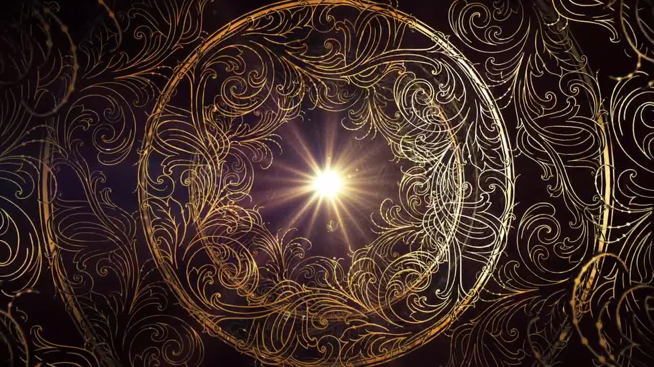 Stock Video Gold Hoops With Floral Style And A Star At The Live Wallpaper For PC - Free Download