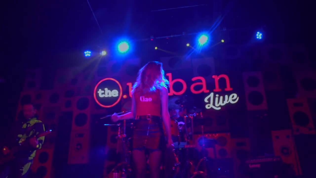 Free Stock Video Singer Of A Rock Band Dancing On Stage Live Wallpaper - Free Download
