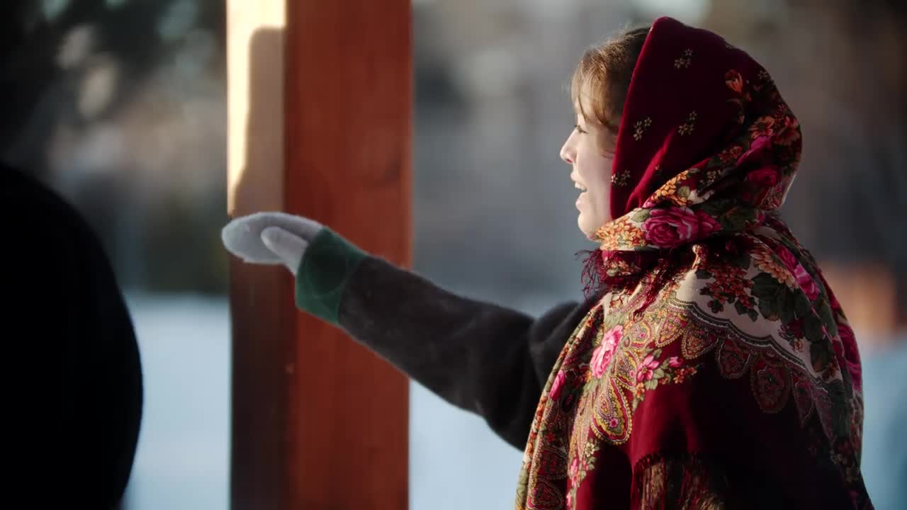 Free Stock Video Russian Woman Dancing Outdoors With Some Friends Live Wallpaper - Free Download