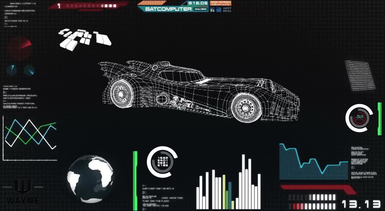 Batcomputer Live Wallpaper - Free Download