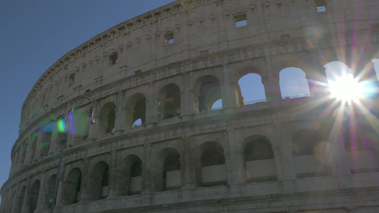 Stock Video Coliseum On A Clear Evening Live Wallpaper For PC - Free Download