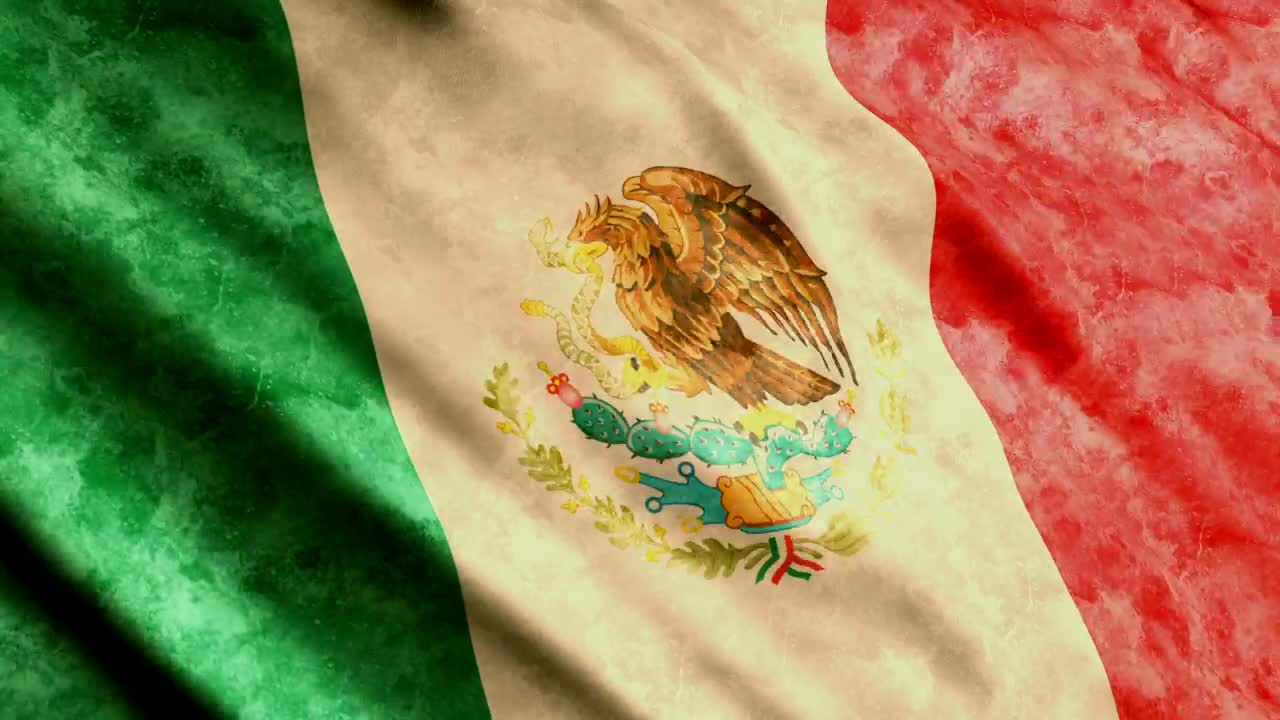 Stock Video Dirty Mexico Waving Flag Live Wallpaper For PC - Free Download