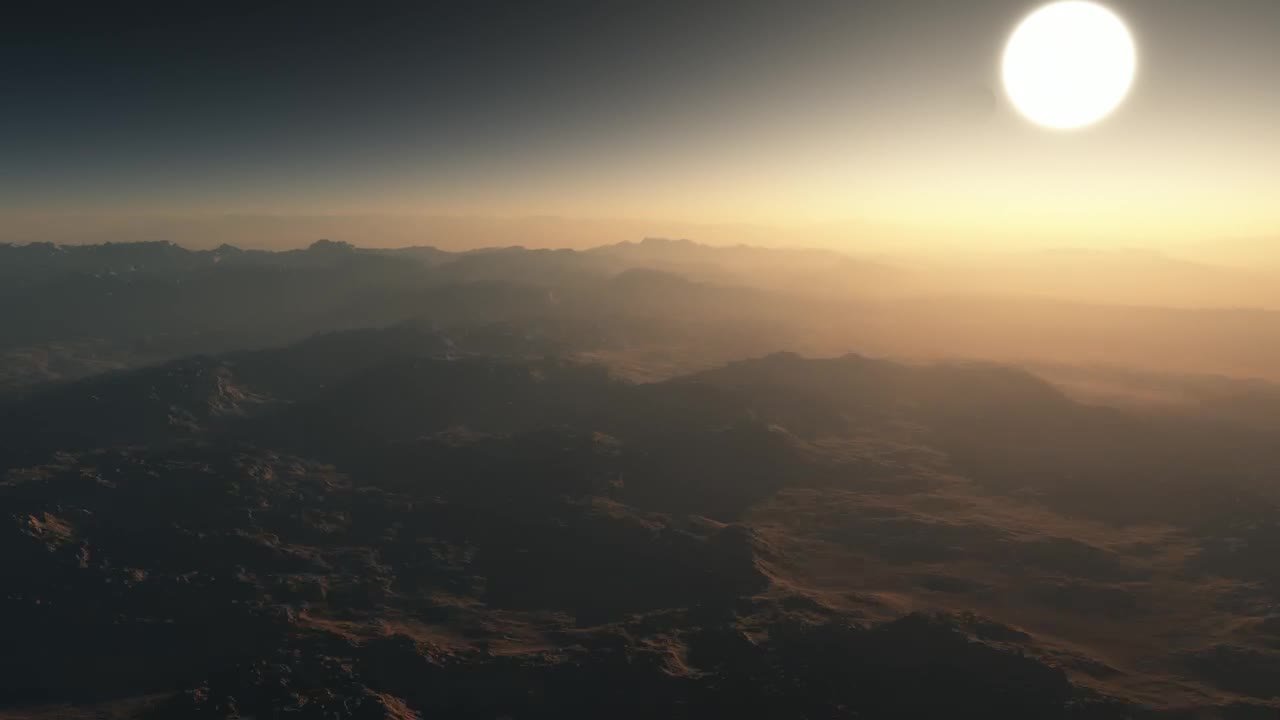 Stock Video Flying Across The Misty Surface Of A Planet In D Live Wallpaper For PC - Free Download