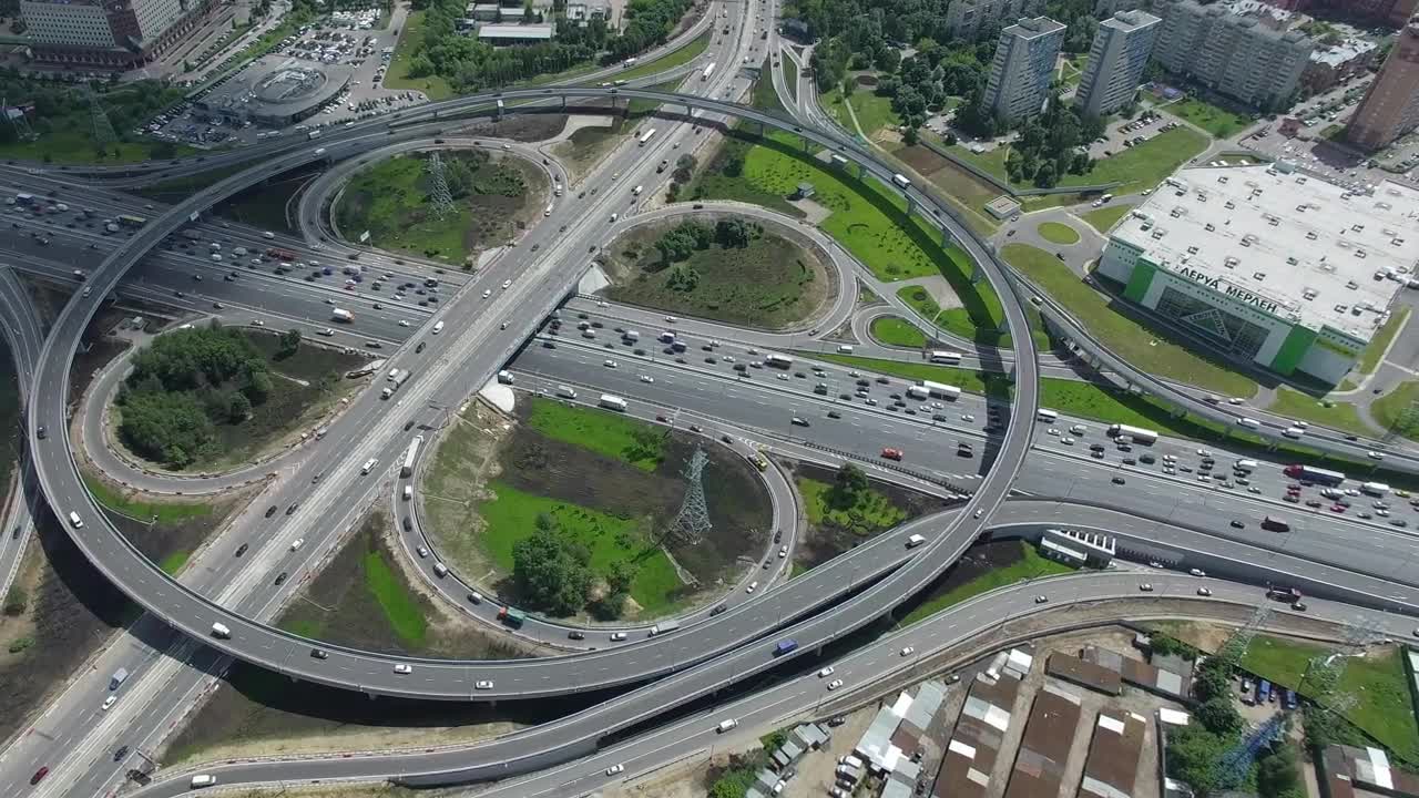 Stock Footage Winding Roads In A City Live Wallpaper - Free Download
