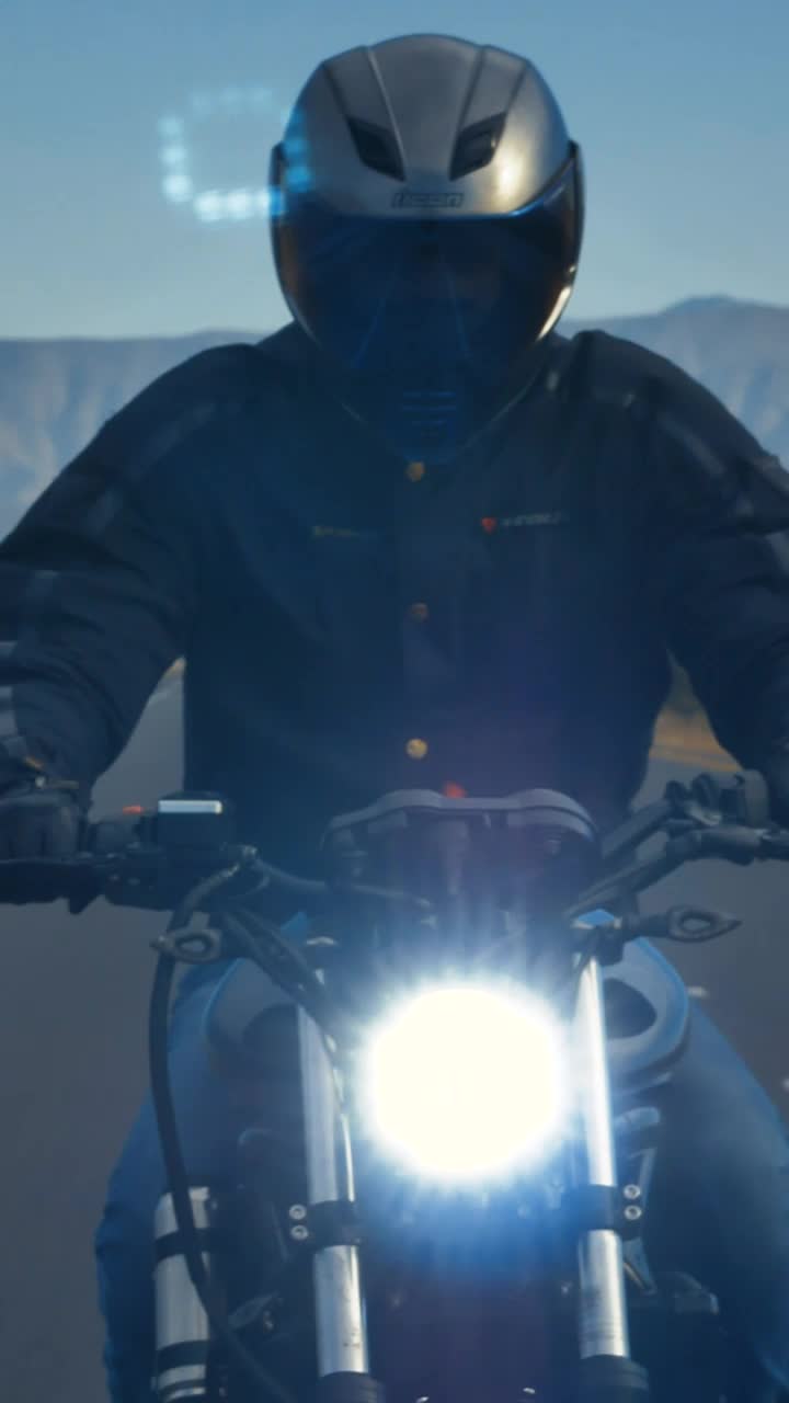 Stock Video Motorcyclist Traveling Fast In A Close Shot Live Wallpaper - Free Download