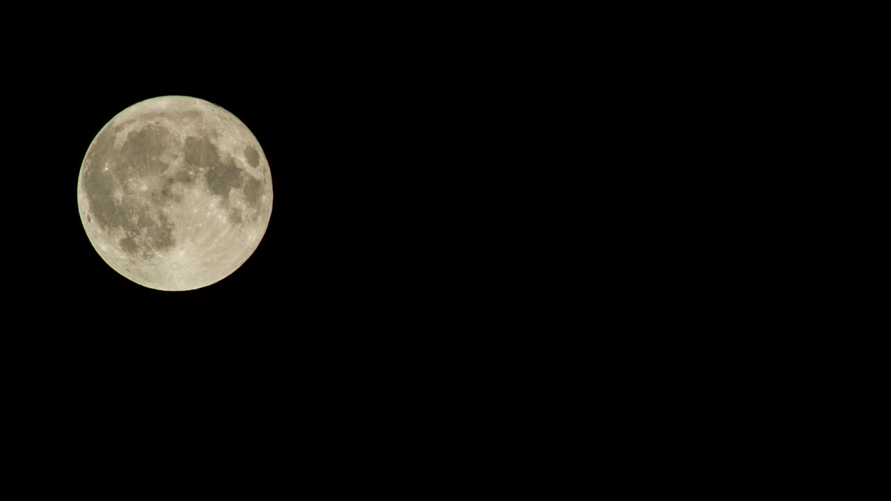 Stock Video Full Moon Heading Across The Night Sky Live Wallpaper For PC - Free Download