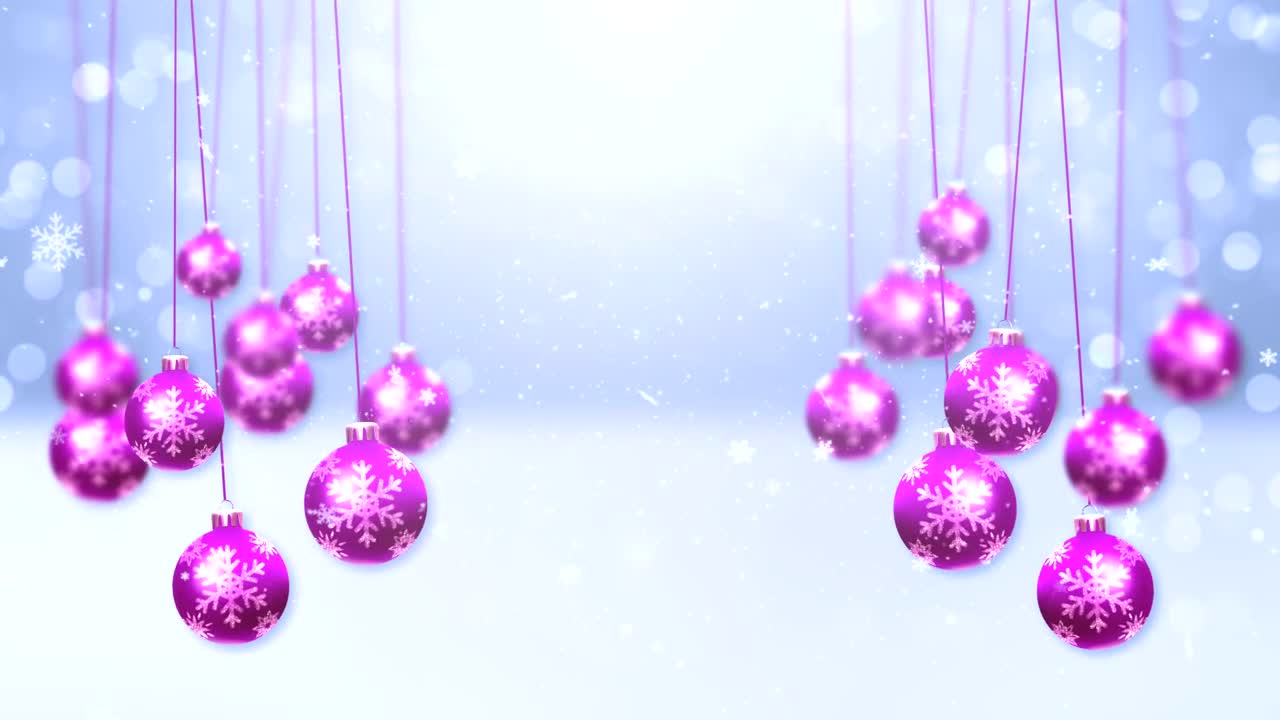 Video Stock Purple Spheres In The Snow Live Wallpaper Free - Free Download
