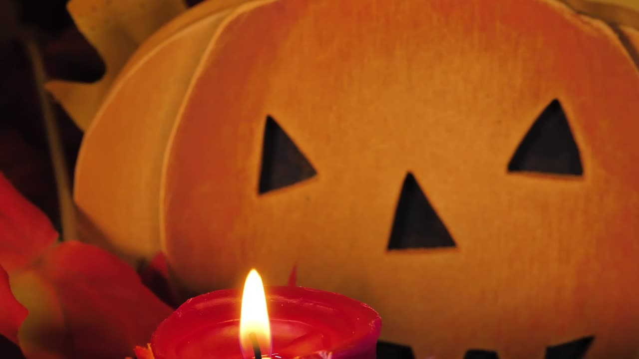 Stock Video Halloween Carved Pumpkin Live Wallpaper For PC - Free Download