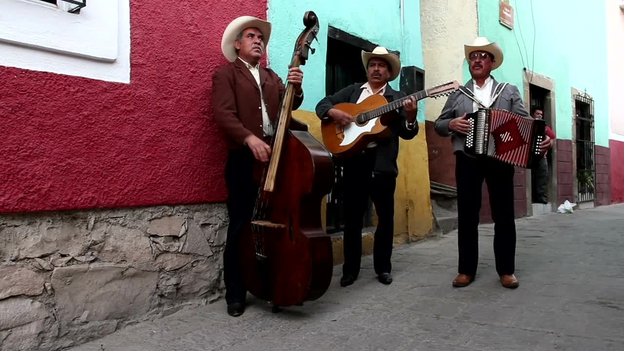Stock Video Mexican Street Musician Animated Wallpaper - Free Download