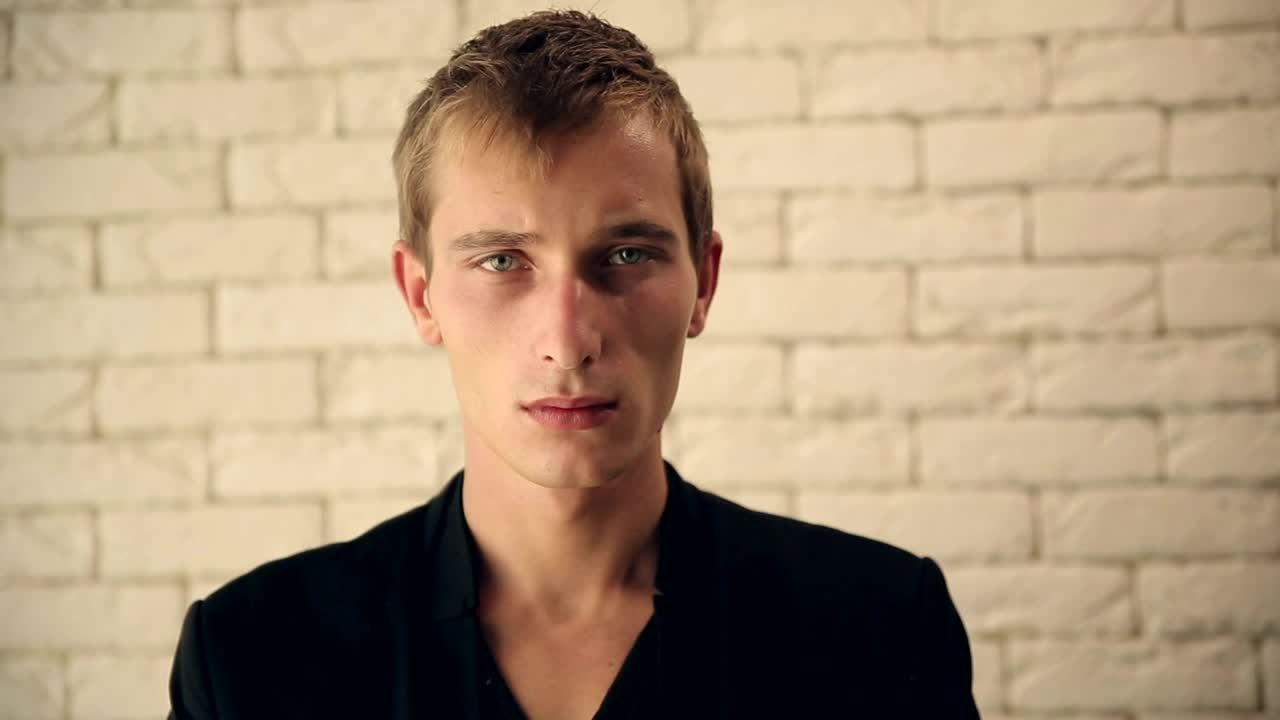 Video Stock Calm Man Staring Into The Camera Live Wallpaper For PC - Free Download