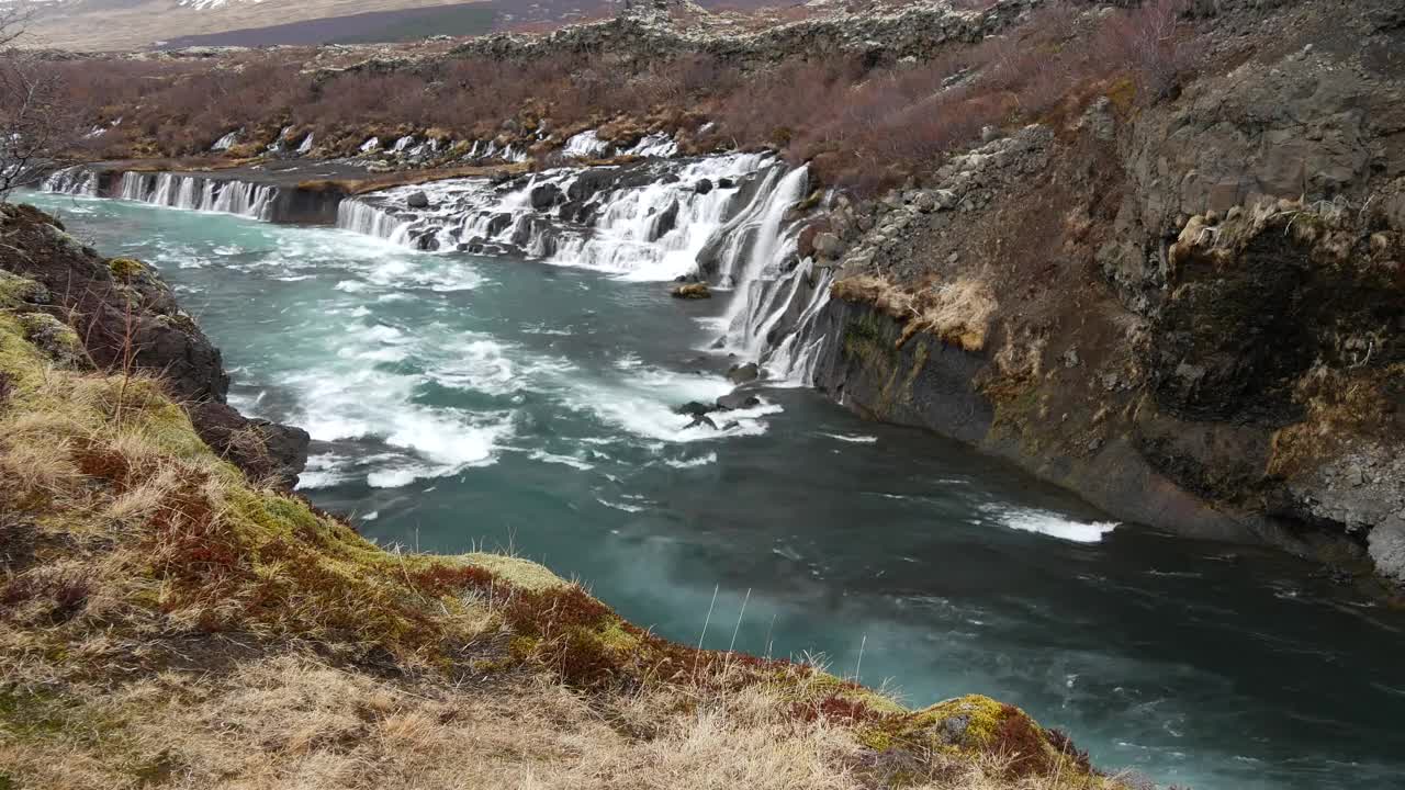Stock Footage Waterfalls And A River In The Mountain Live Wallpaper - Free Download