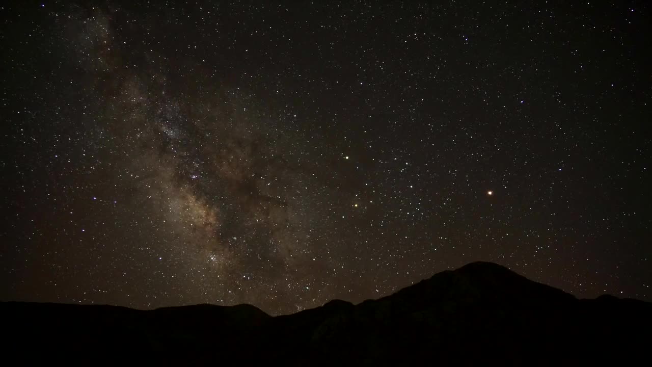 Free Video Stock the milky way is moving in the night sky Live Wallpaper - Free Download