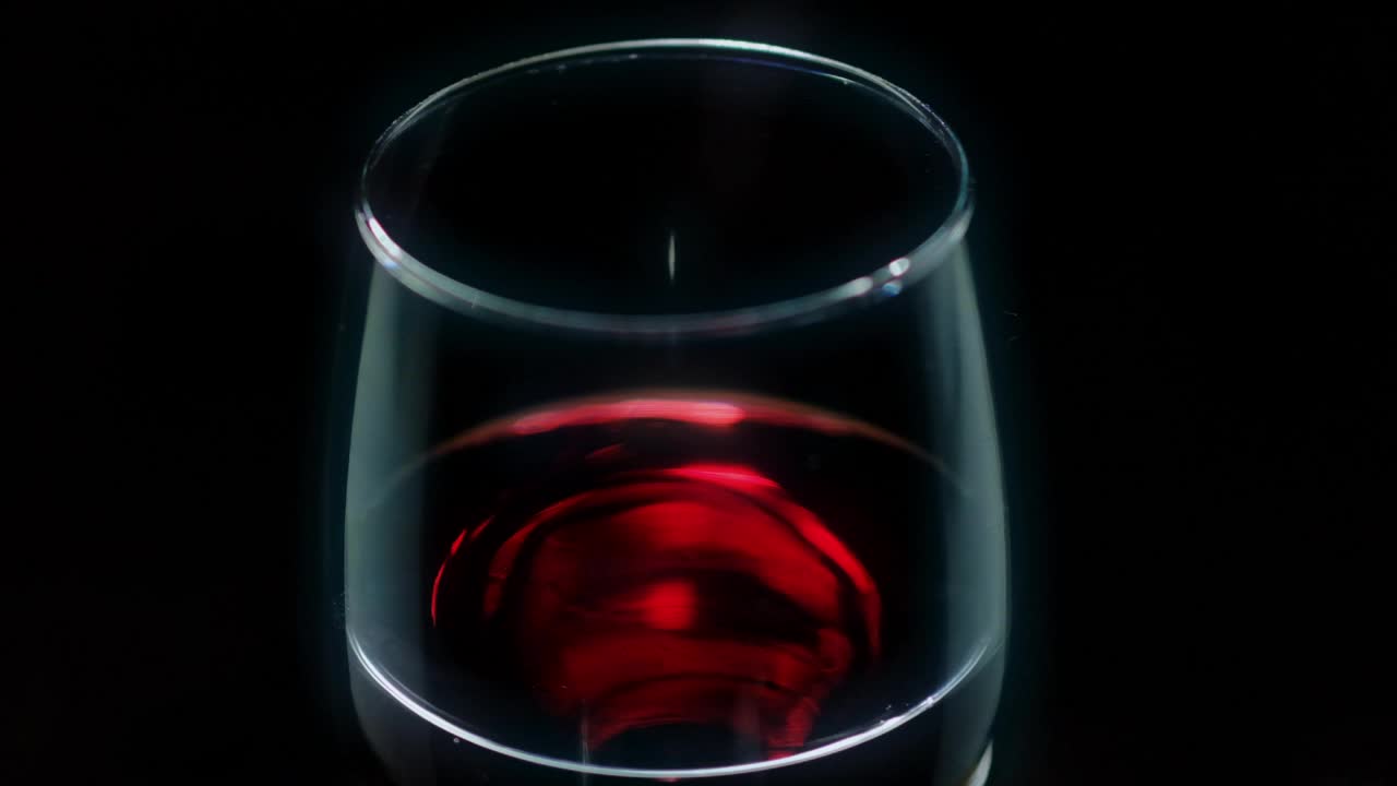 Stock Video Glass With Red Wine On A Black Background Live Wallpaper For PC - Free Download