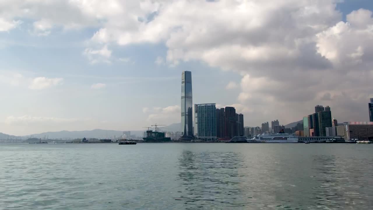 Stock Video Hong Kong Bay Time Lapse Animated Wallpaper - Free Download