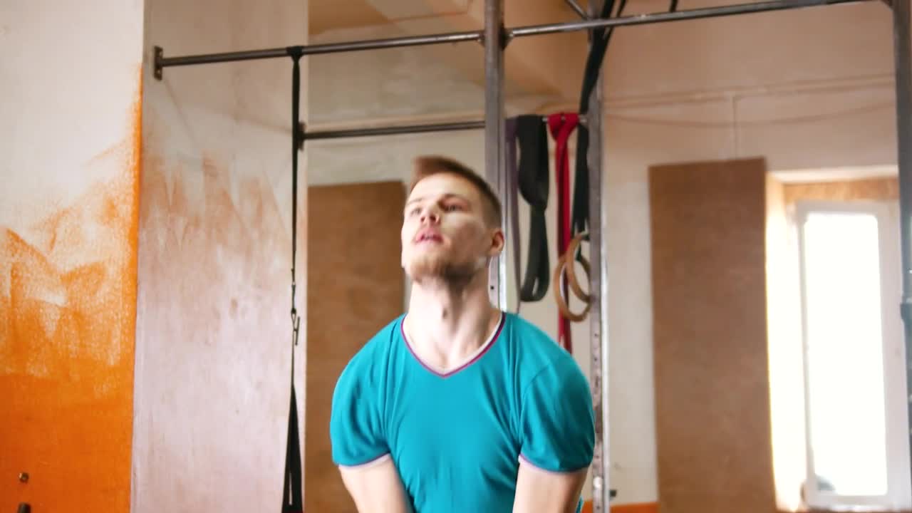 Free Stock Video Young Man Exercising With A Kettlebell Live Wallpaper - Free Download
