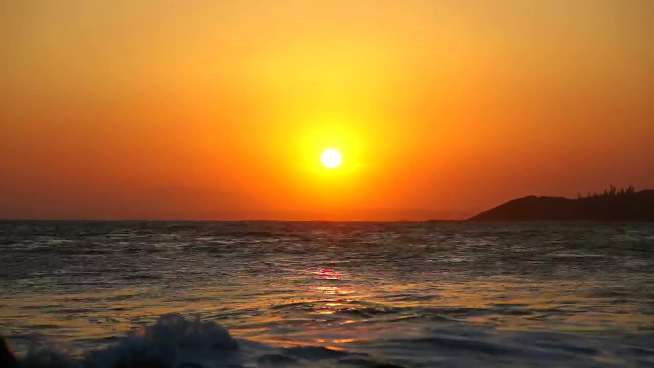 Free Video Stock sunset time lapse and surfers Live Wallpaper - Free Download