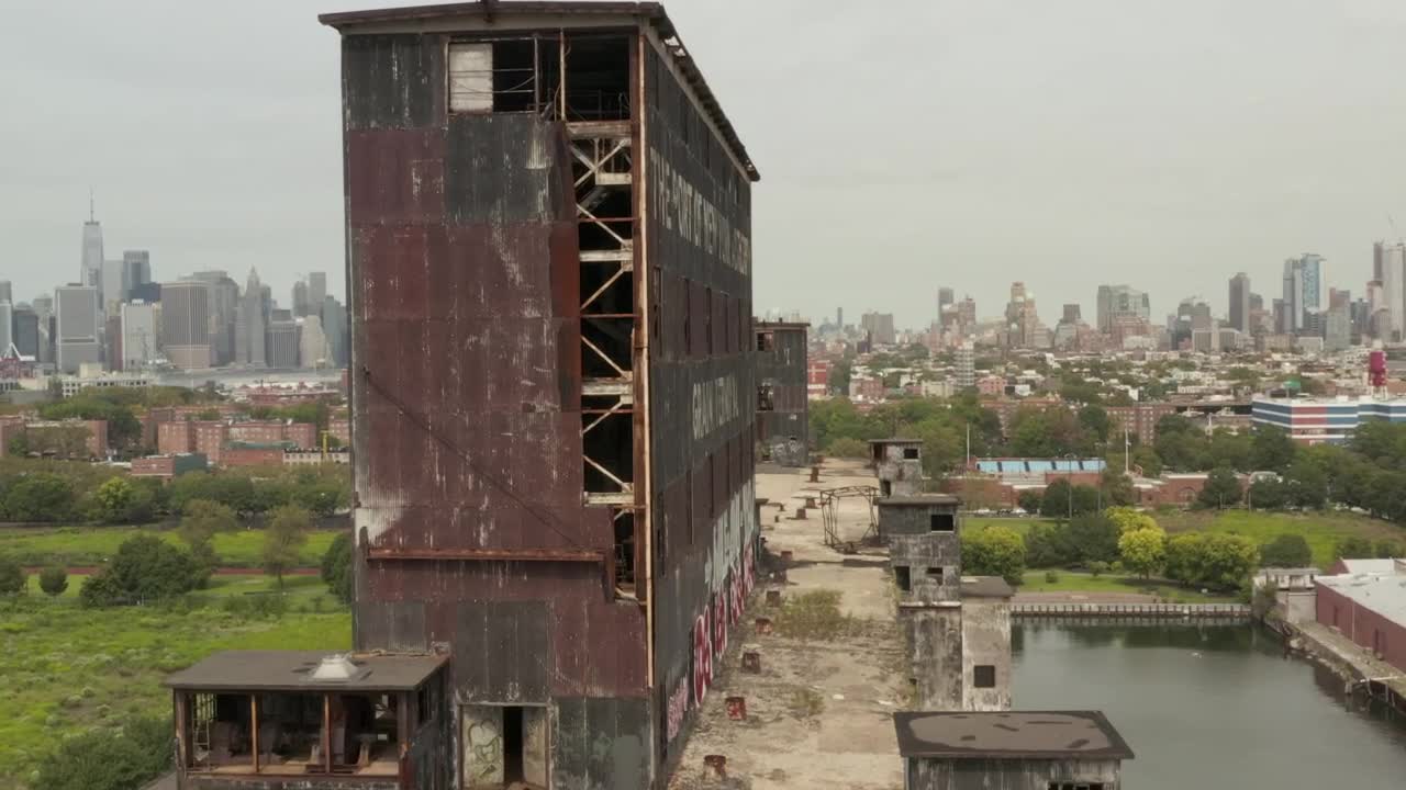 Free Stock Video Ruined Industrial Building In New York Live Wallpaper - Free Download