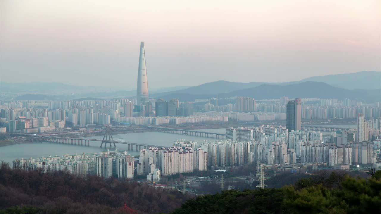 Stock Video From Day To Night In Seoul Live Wallpaper For PC - Free Download