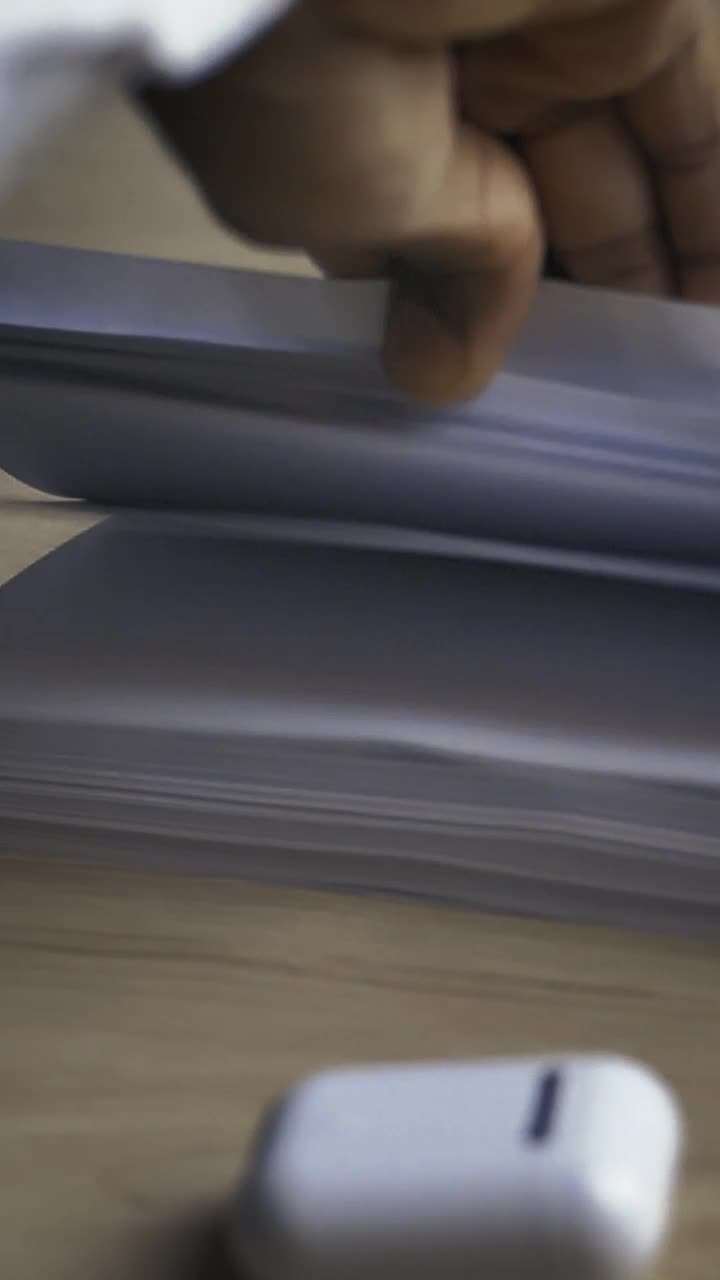 Stock Video Hand Of A Man In An Office Taking A Sheet Live Wallpaper For PC - Free Download
