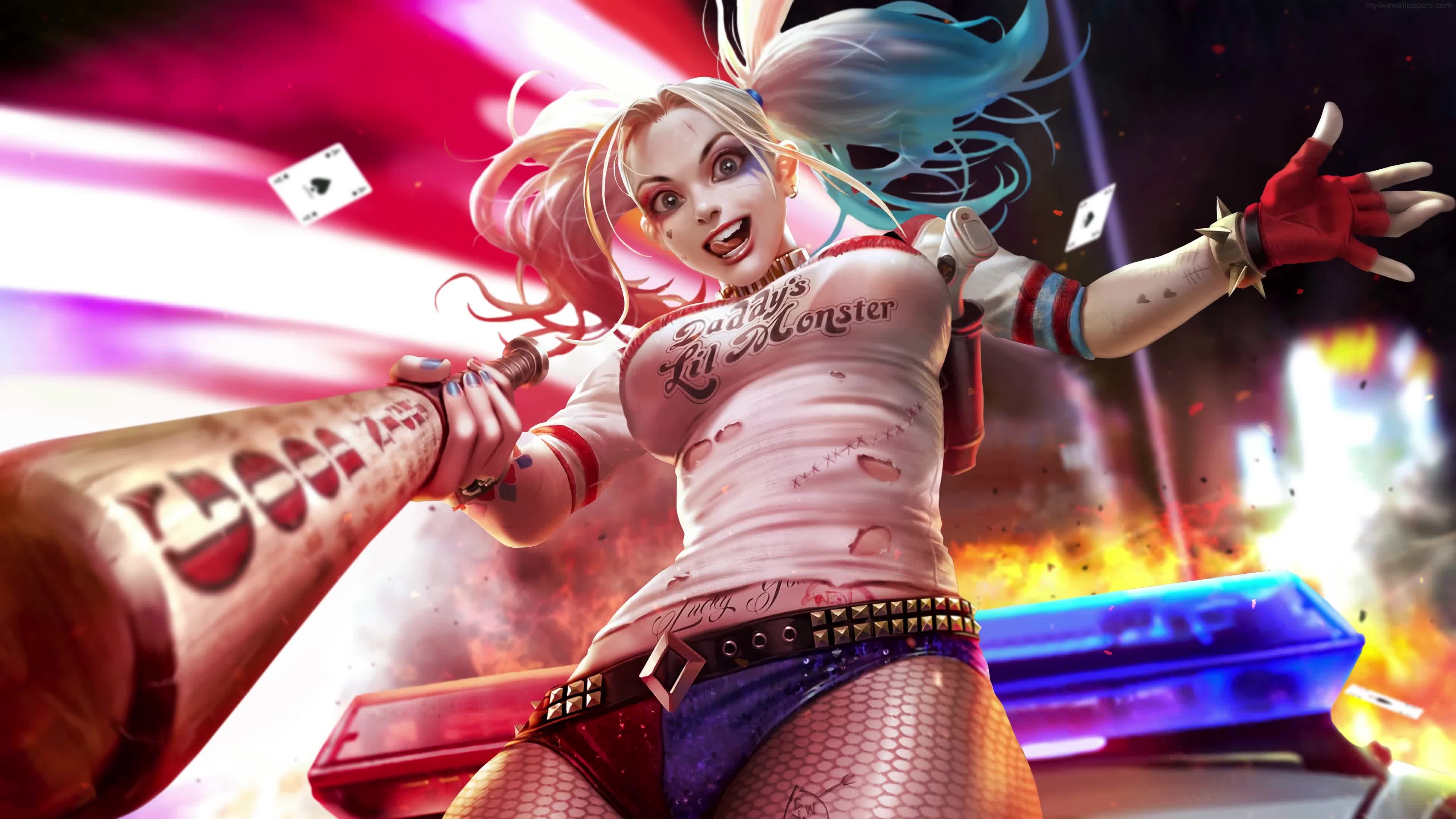 Harley Quinn 4K Live Wallpaper - Free Download