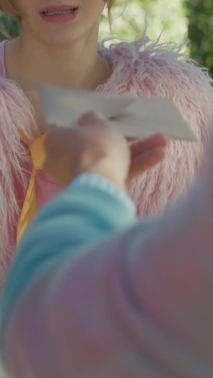 Stock Video Disinterested Girl Receiving A Valentines Letter Live Wallpaper For PC - Free Download