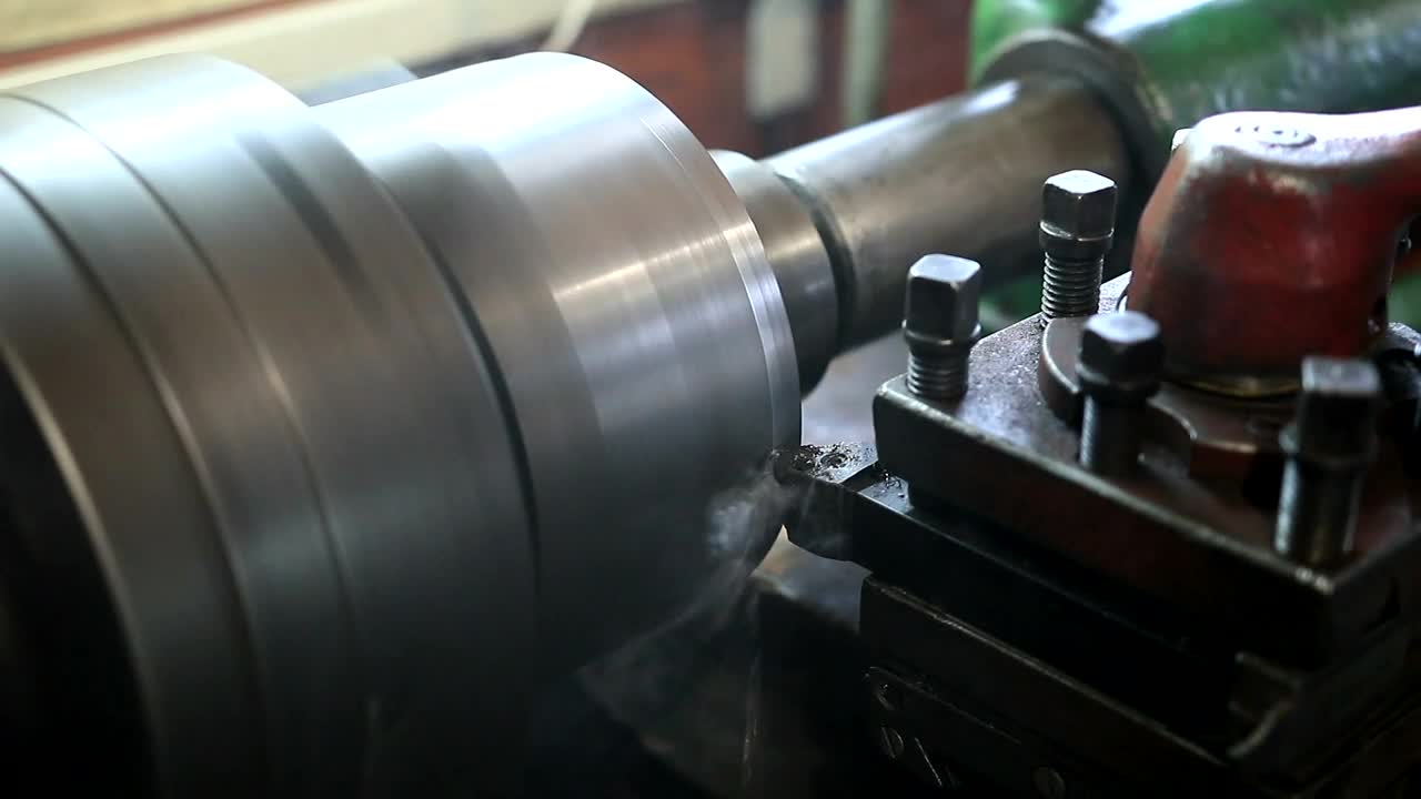 Stock Footage Using A Lathe To Cut Metal Live Wallpaper - Free Download
