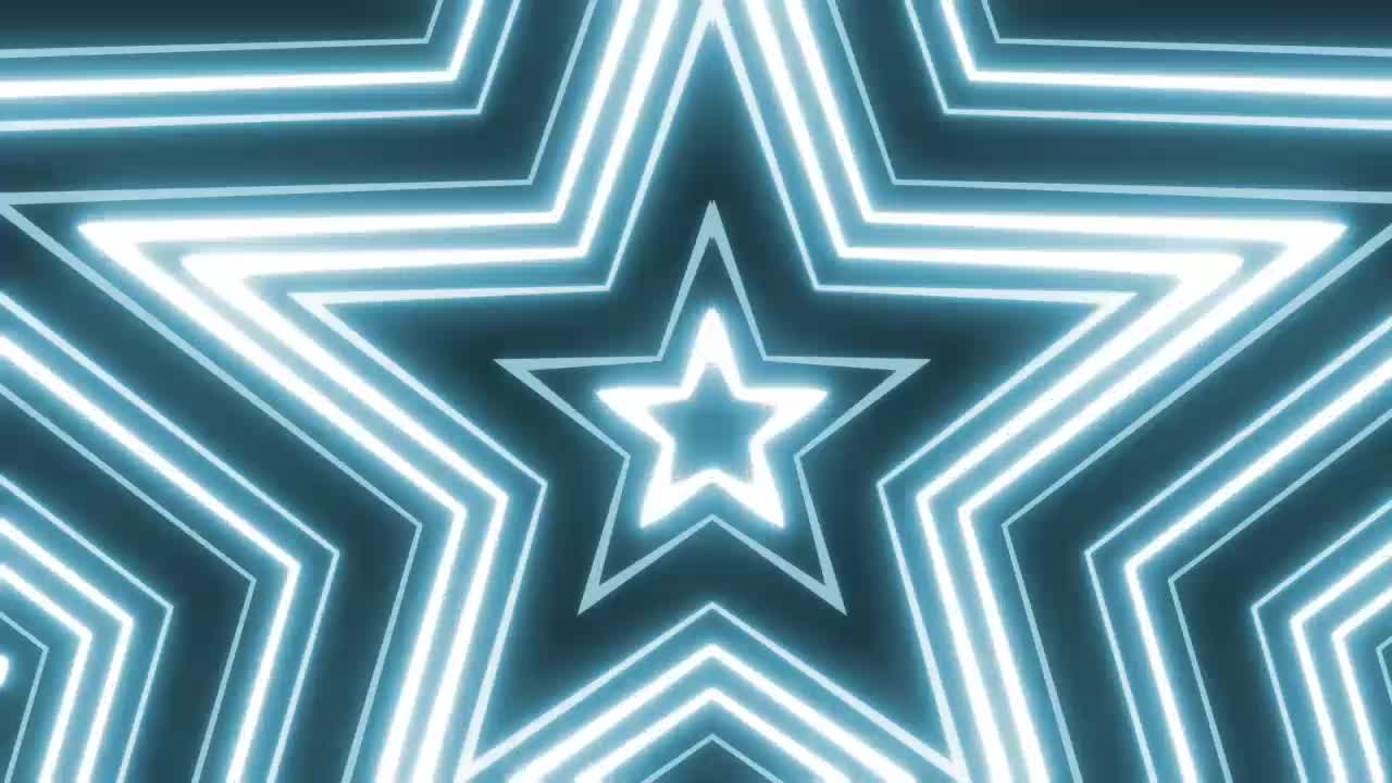 Stock Video Neon Light Lines With Star Shape Live Wallpaper - Free Download