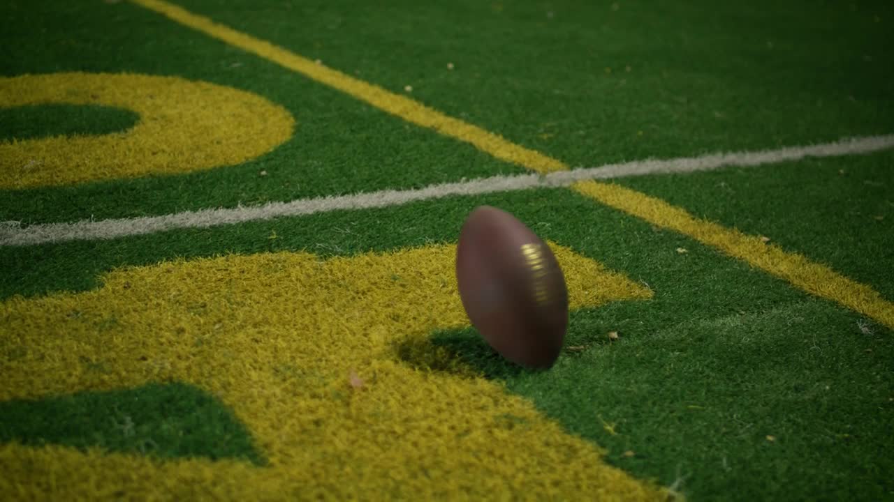 Stock Video Football Ball Spinning To A Stop Live Wallpaper For PC - Free Download