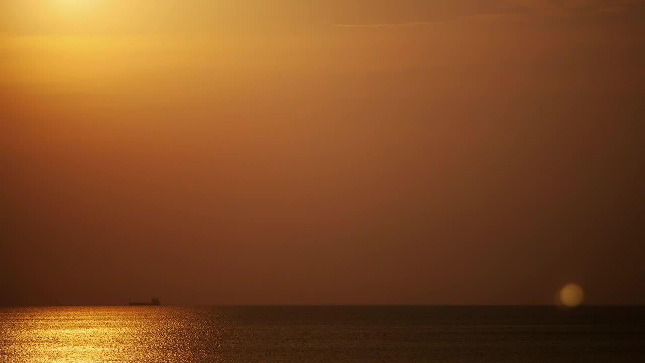 Free Video Stock sunset over the ocean in greece Live Wallpaper - Free Download