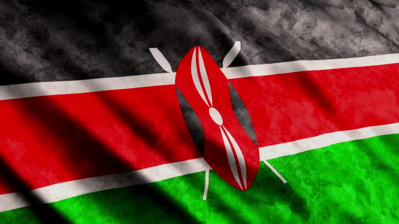 Stock Video Kenya Flag Animated Wallpaper - Free Download