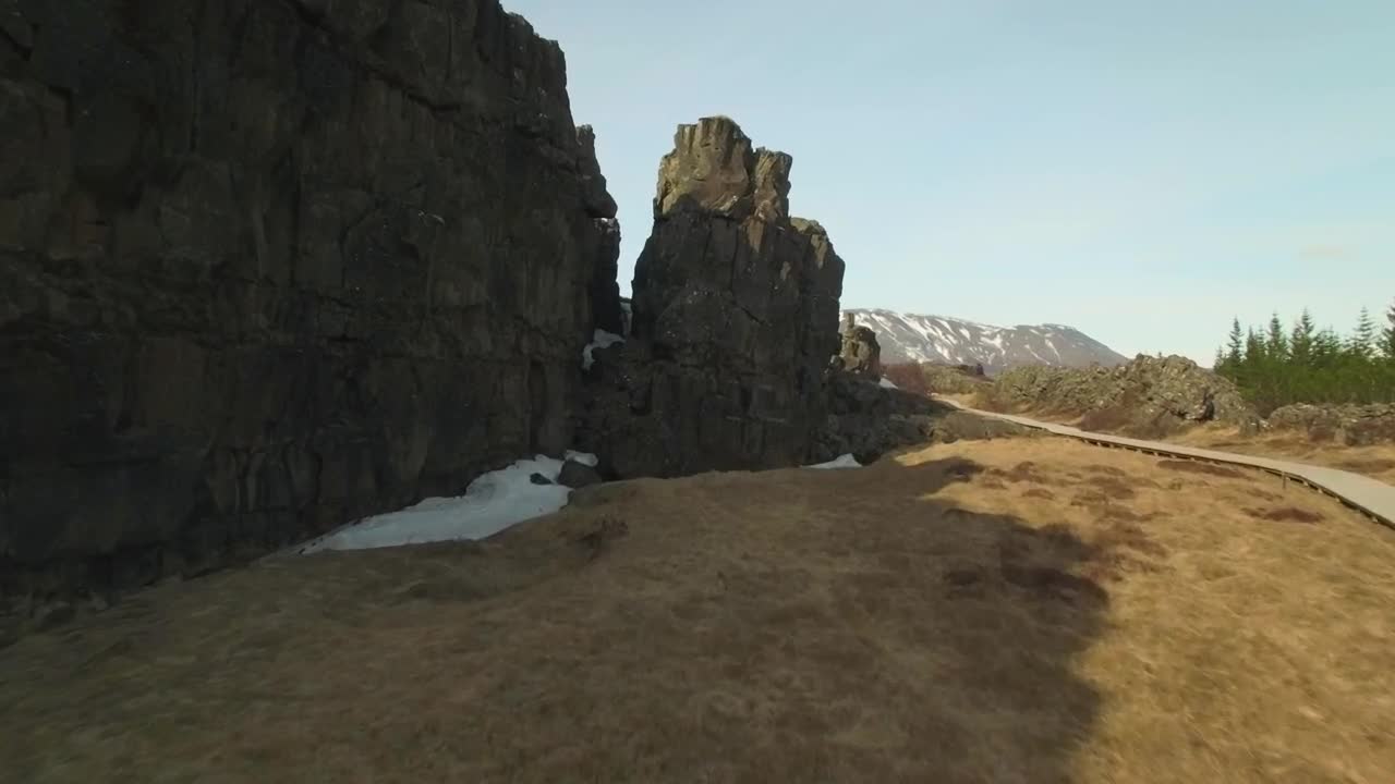 Stock Video Drone Flying Through A National Park Live Wallpaper For PC - Free Download