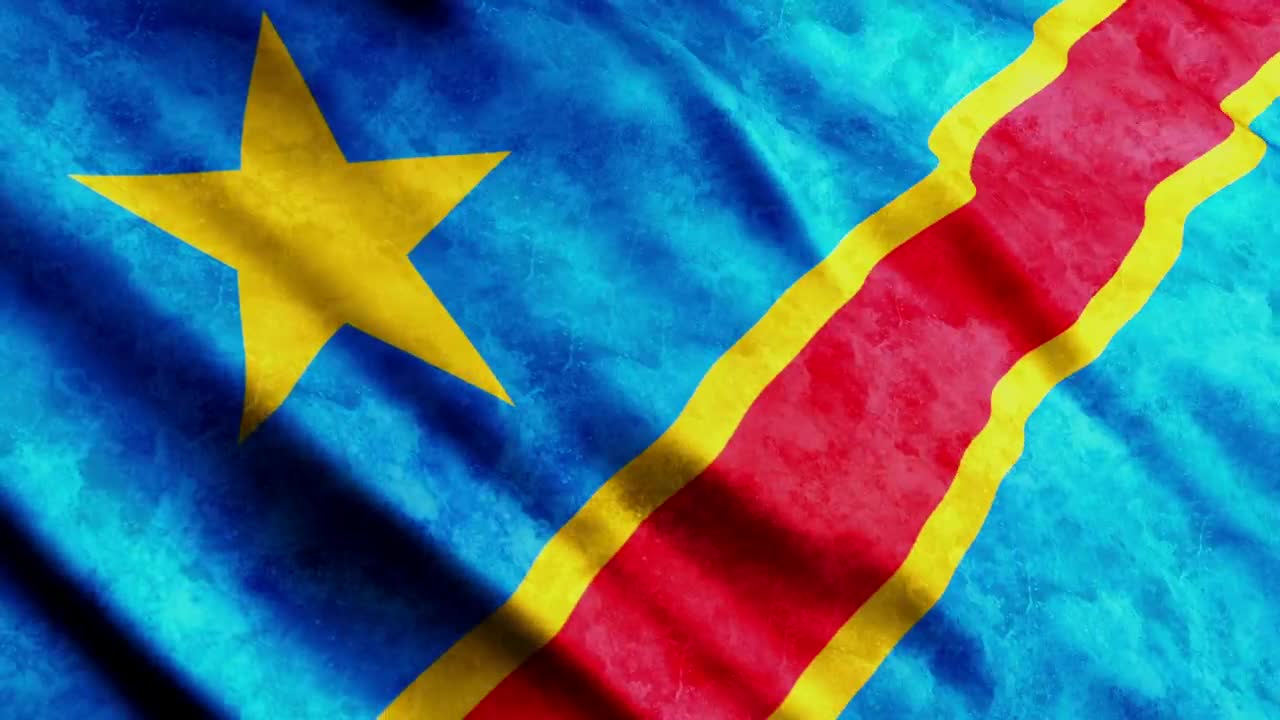 Stock Video Democratic Republic Of The Congo Flag In D Live Wallpaper For PC - Free Download