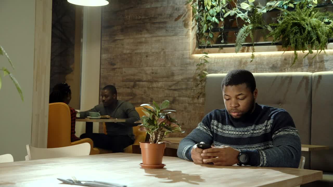 Stock Footage Waiter Taking Customer Order In The Restaurant Live Wallpaper - Free Download